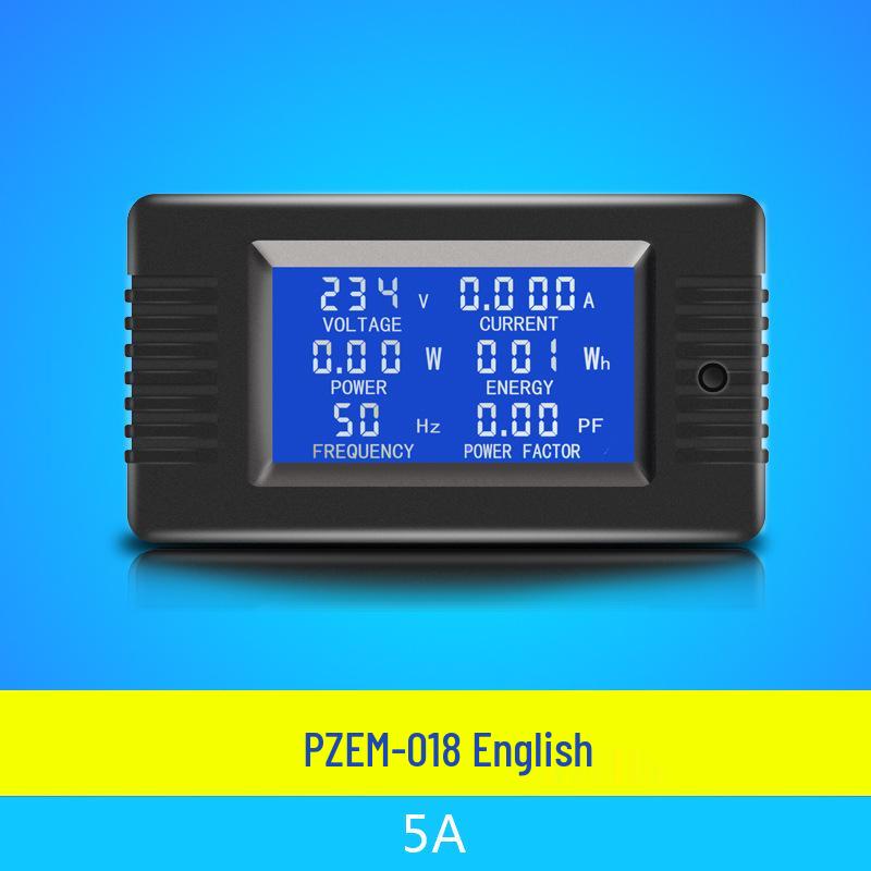 Peacefair AC Digital Power Tester: Multifunction Voltage, Current, Power, Frequency, and Energy Meter.