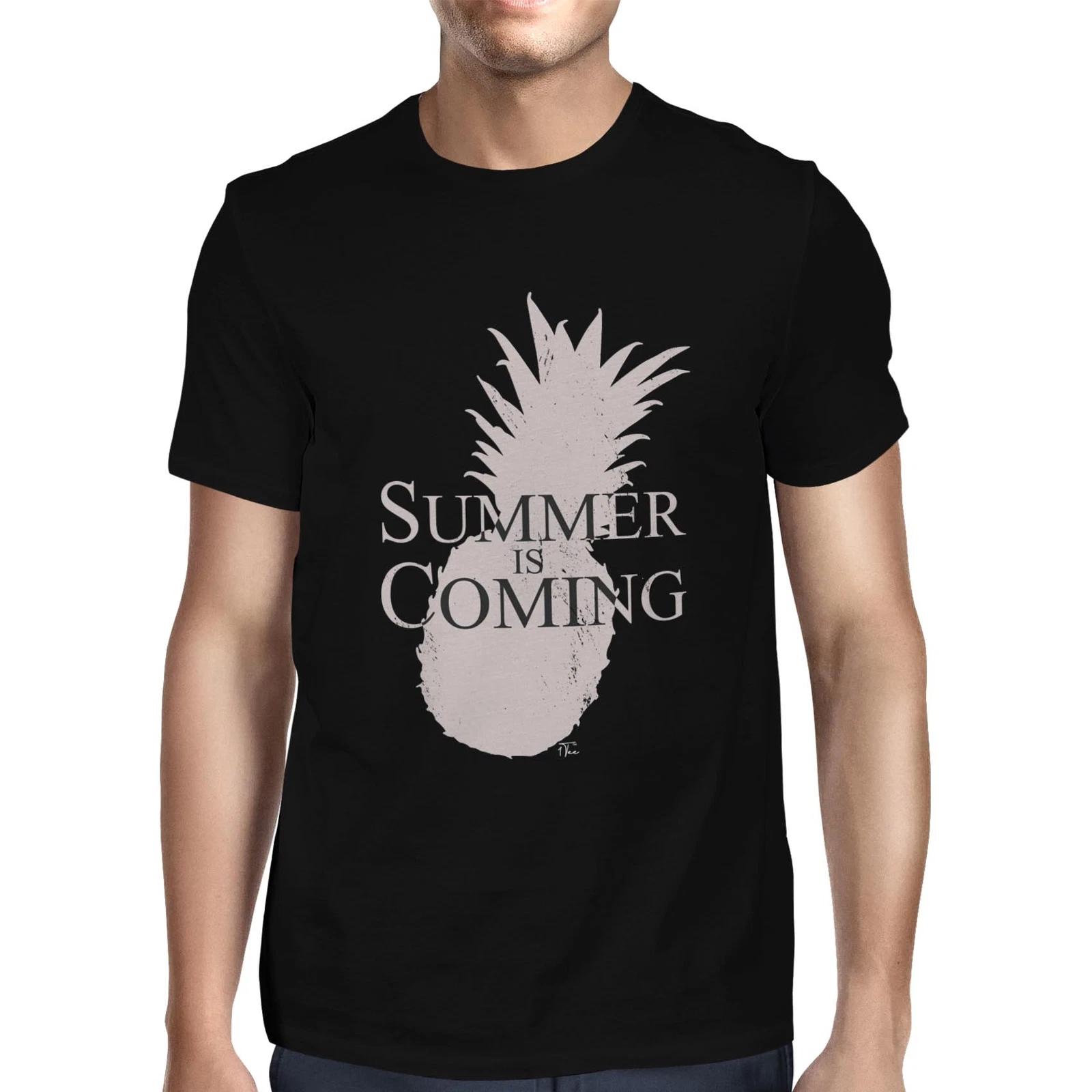 1Tee Mens Summer is coming Pineapple T-Shirt S