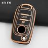 Tpu Car Flip Key Case Cover Shell Fob For Fiat Tipo Toro Nuovo Freedom 500X Doblo Argo Grazie Key Protector Accessories Keychain