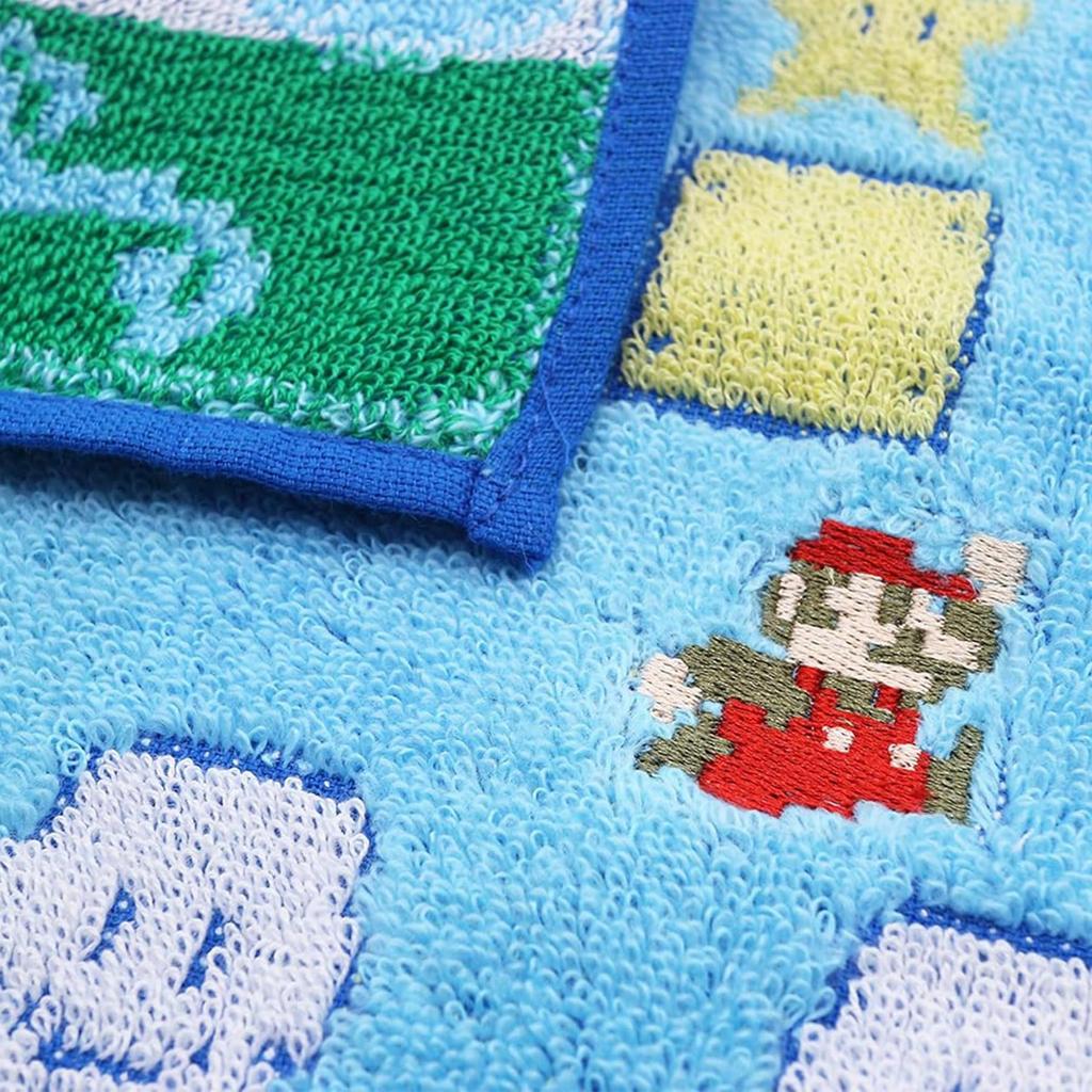 Marushin Hand Mini Nintendo Mario Cloud Cotton Character Perfect Gift for 4485007100 Towel, Towel, Stage, Handkerchief, Design, Absorbent, Birthdays,