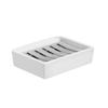 Stainless Steel Soap Dishes Ceramic Soap Storage Box Holder Household Shower Drain Soap Tray Organizer Bathroom Accessories