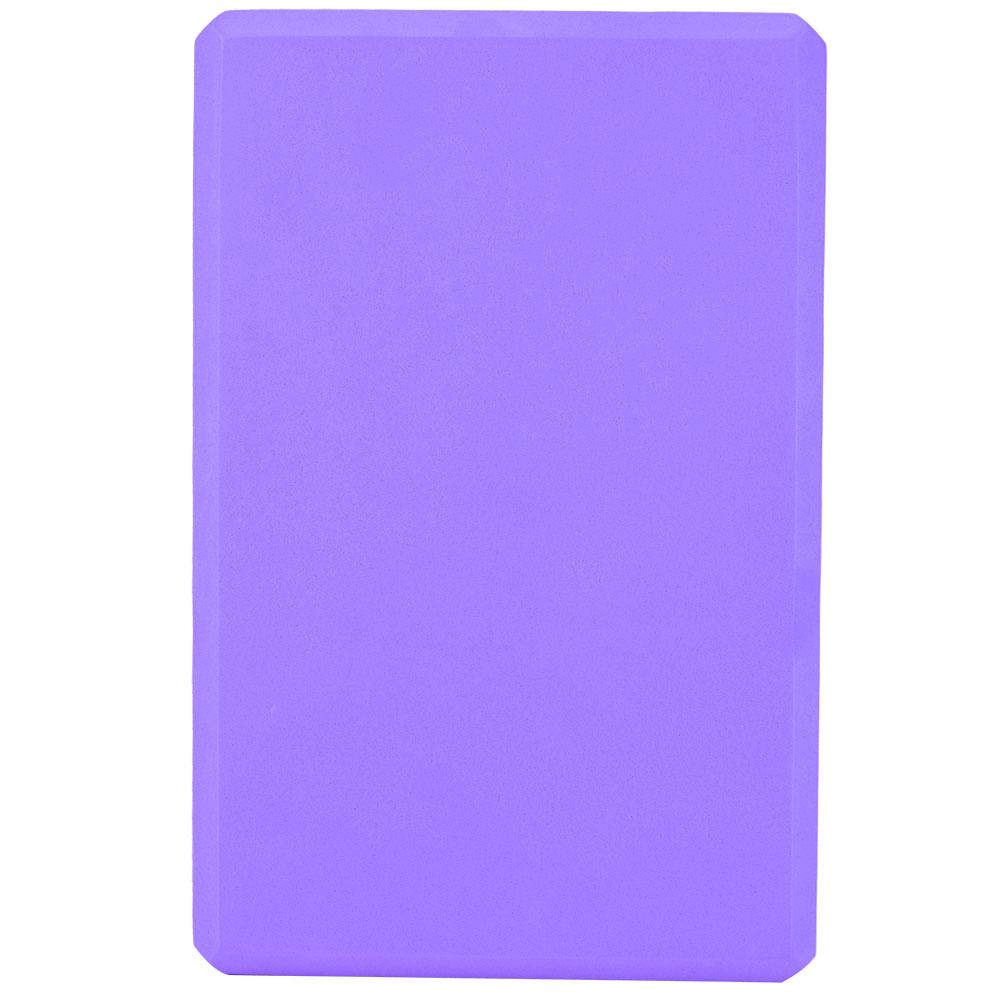 Bloc de Yoga Cărămidă de Spumă Instrument de Exerciții Fitness Exerciții Antrenament Întindere(Violet)