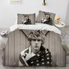 Cute Evan Peters Movie TV Actor Comfortable Duvet Quilt Cover Pillowcase Bedding Set Children Bedroom Decoration Home Textile