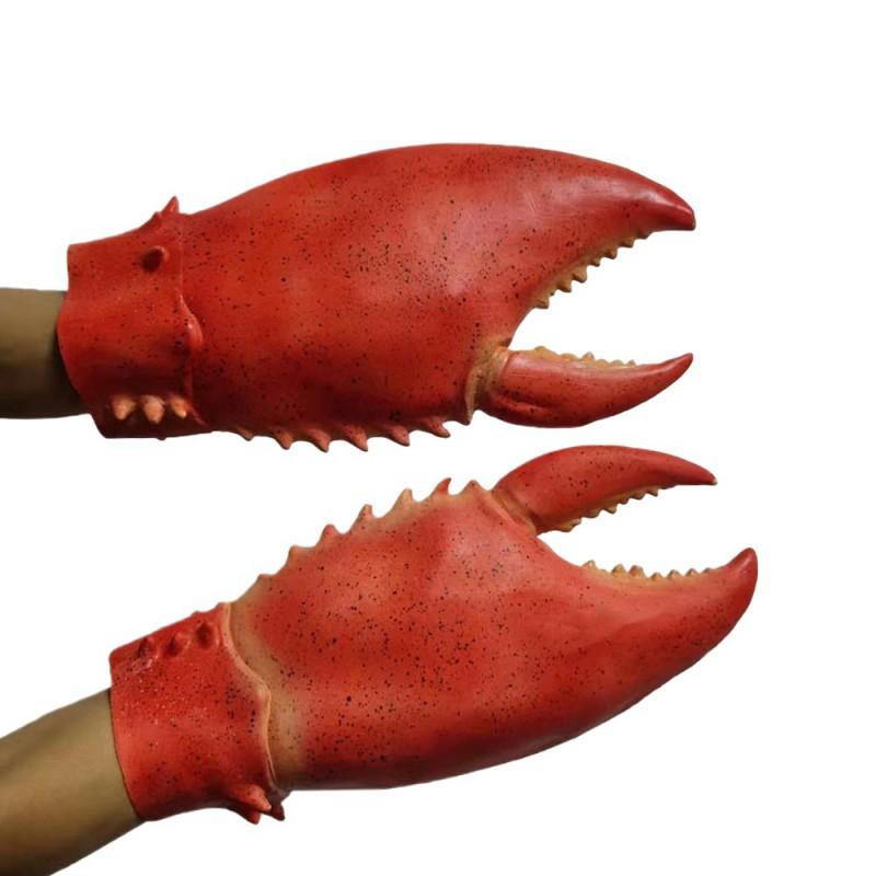 Lobster Mask Latex Headgear Cosplay Prop Halloween Kids Party Dress Up