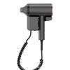 Wall-Mounted High-Power Hotel Hair Dryer - No Drilling Needed, Ideal for Home Use.