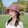 Women'S Basin Hat Fashion Versatile Face-Covering Sun Hat Mother'S Foldable Sunshade Cloth Hat