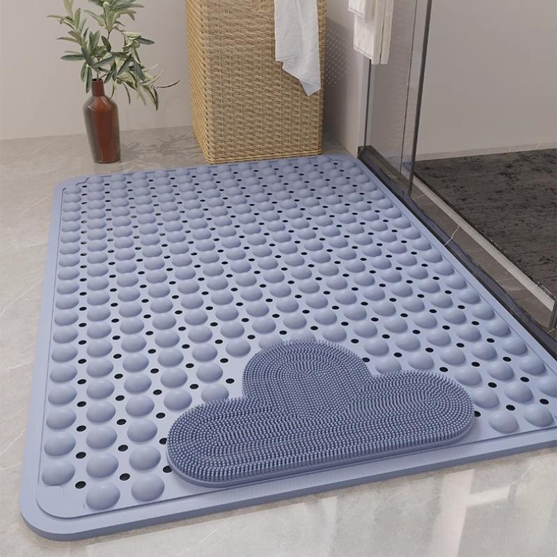 Environmentally Friendly TPE Bathroom Anti Slip Pad Home Shower Room Elderly Pregnant Anti Fall Massage Foot Pads Bath House Safety Shower Mat
