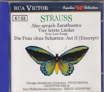 CD R.STRAUSS - Orkester- och vokalverk GD86722 RCA 1988 Icke Japan Klassiskt Begagnad
