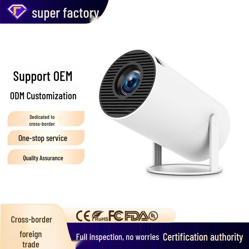 HY300 4K WiFi HD Android 11 5G Bluetooth Portable Mini Home Projector