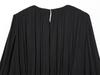European American Style Autumn 2025 Lace-up Waist Long-Sleeved Dress