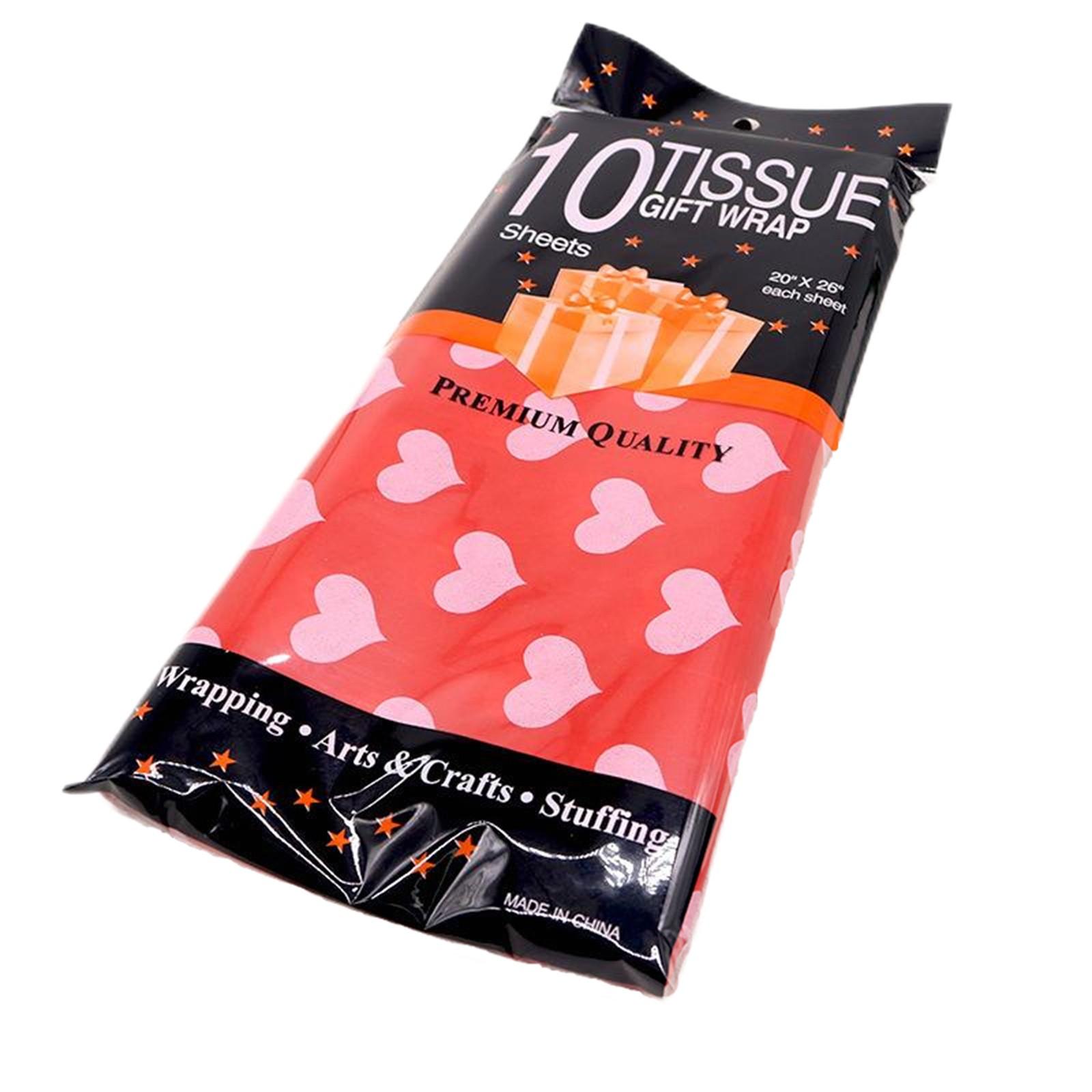 

10 аркушів цигаркового паперу на День святого Валентина, 50*66 см, ручної роботи, паперу для рукоділля, квітів, подарункової упаковки, речей для декору весілля One Size