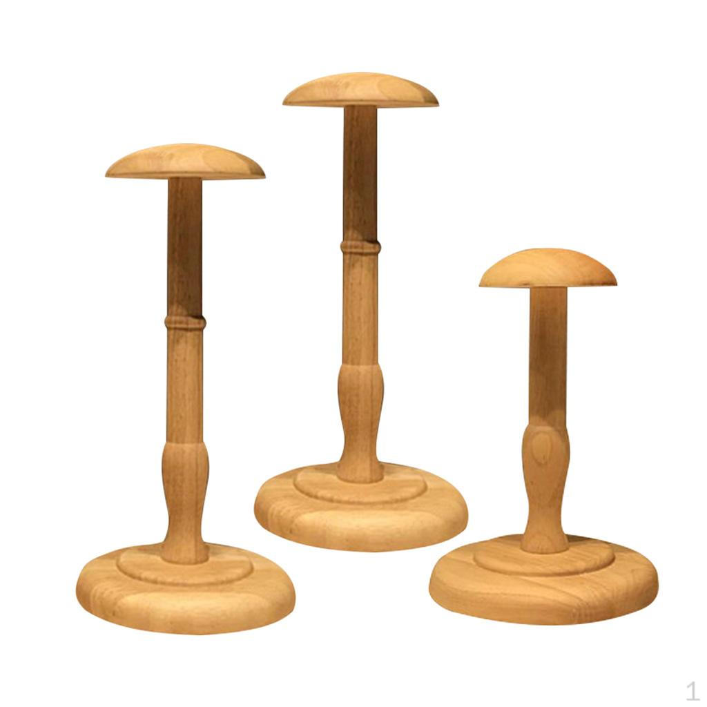 

3 +L Подставка-держатель для шляп из массива дерева