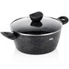 Granite Pot with Lid for Cooking Stewing 24 Cm 3.6L