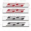 2 x 3D SS Metal Chrome Zinc Alloy Emblem Car Body SS Badge Sticker Decal Adhesive Badge for Chevrolet SS Camaro SS