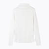 2023 Korean Style Women's Slim Fit Half-High Collar Long-Sleeve Solid Color T-Shirt for Early Autumn