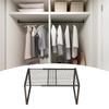 Expandable Cabinet Storage Shelf Adjustable Home Cupboard Stackable Pantry Stand Riser for Bathroom Cups Dorm Books Household