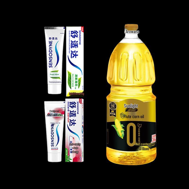 Sensodyne Toothpaste & Corn Oil Bundle