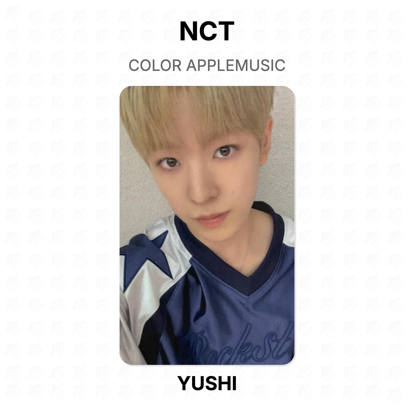NCT COLOR APPLEMUSIC Официальная фотокарточка YUSHI