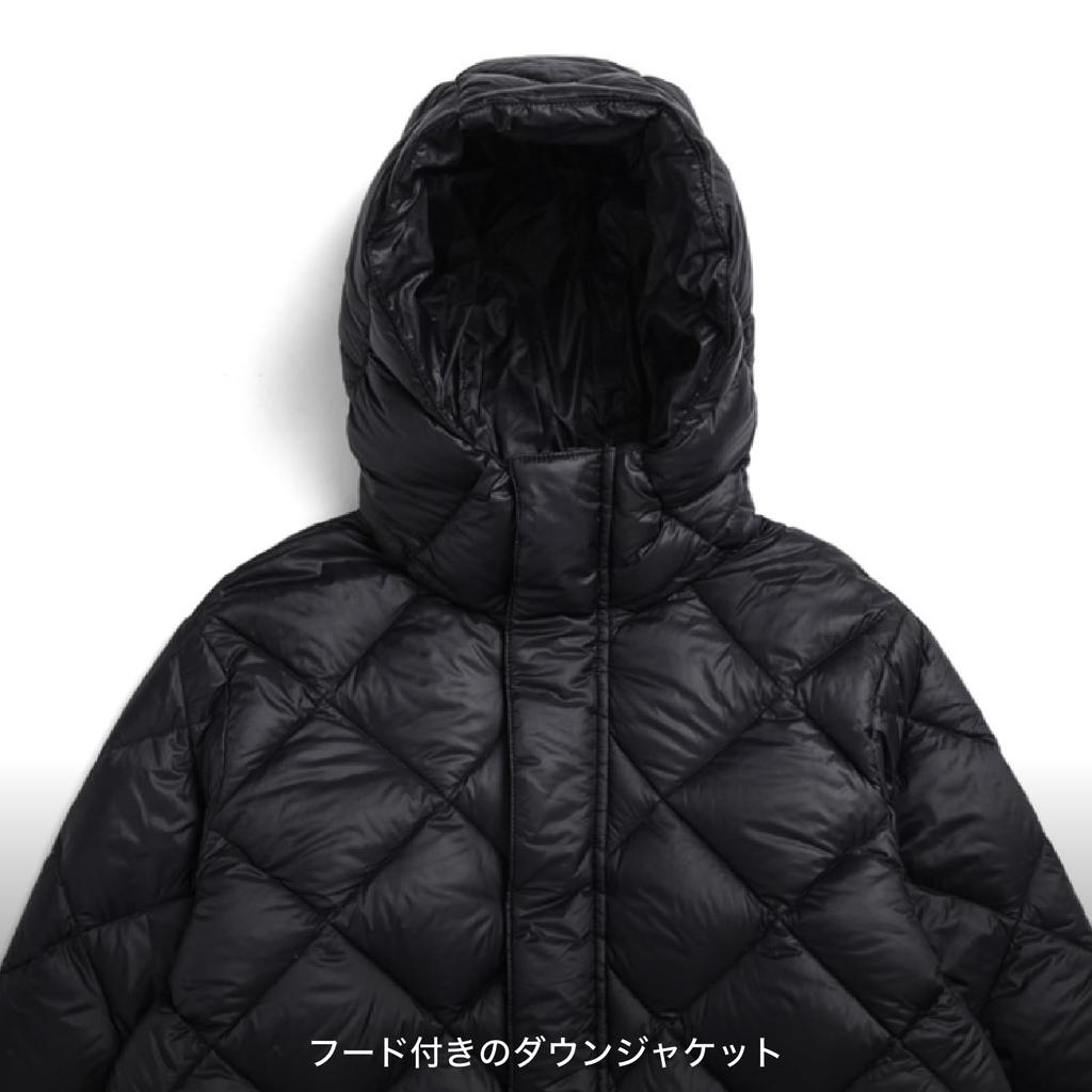 Taion Down Hoodie 106JKCI Charcoal