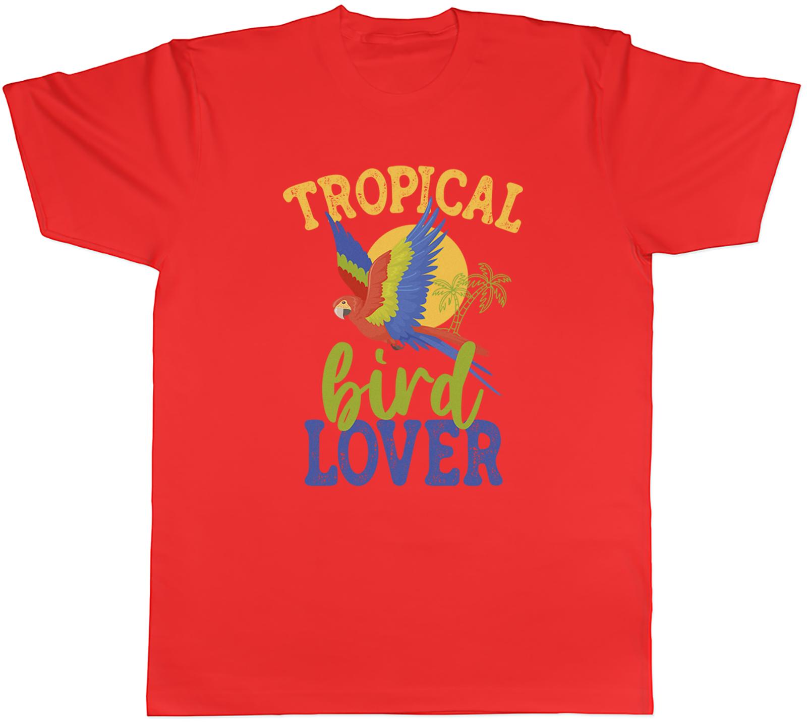 Tropical Bird Lover Parrot Mens TShirt Tee Gift Top S