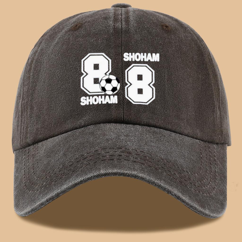 Printed Baseball Cap Trendy Personalized Fashion Cap SHOHAM Letter Decoration Unisex Adjustable Cap