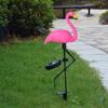 Pink Flamingo Solar Garden Light Outdoor Courtyard Decoration Lantern Standing Lawn Decor Light Waterproof Landscape Yard Light