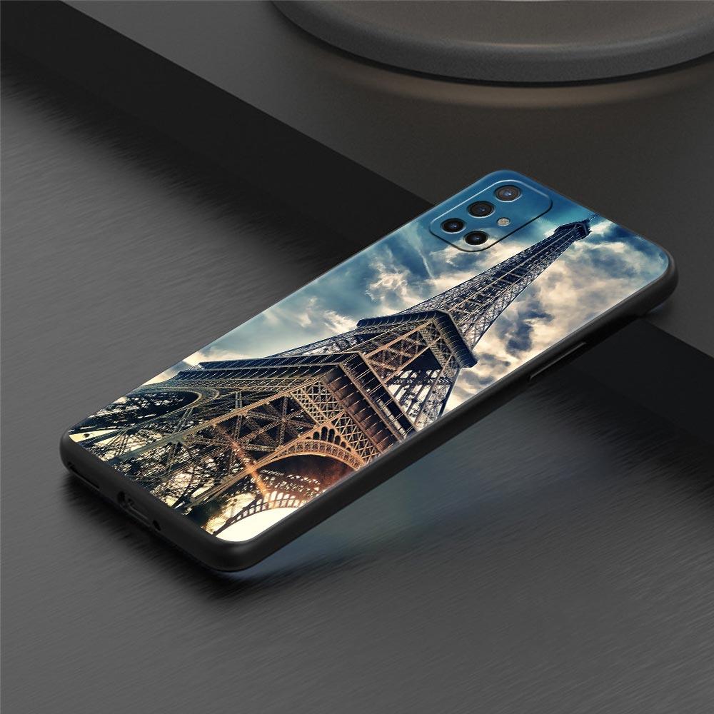 Phone Case For OnePlus 15 13 12 11 10 9 8 7T Pro 13T 13R 12R 10R 9RT 8T Nord 2T CE 2 3 5G Lite Cover Red Umbrella Eiffel Tower