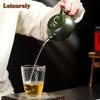 260ml Yixing Lila Ton Stein Schöpfkelle Teekanne Handgefertigt Grüne Erde Teekanne Schönheit Tee-Sieb Kessel Chinesisches Zisha Kung Fu Tee-Set