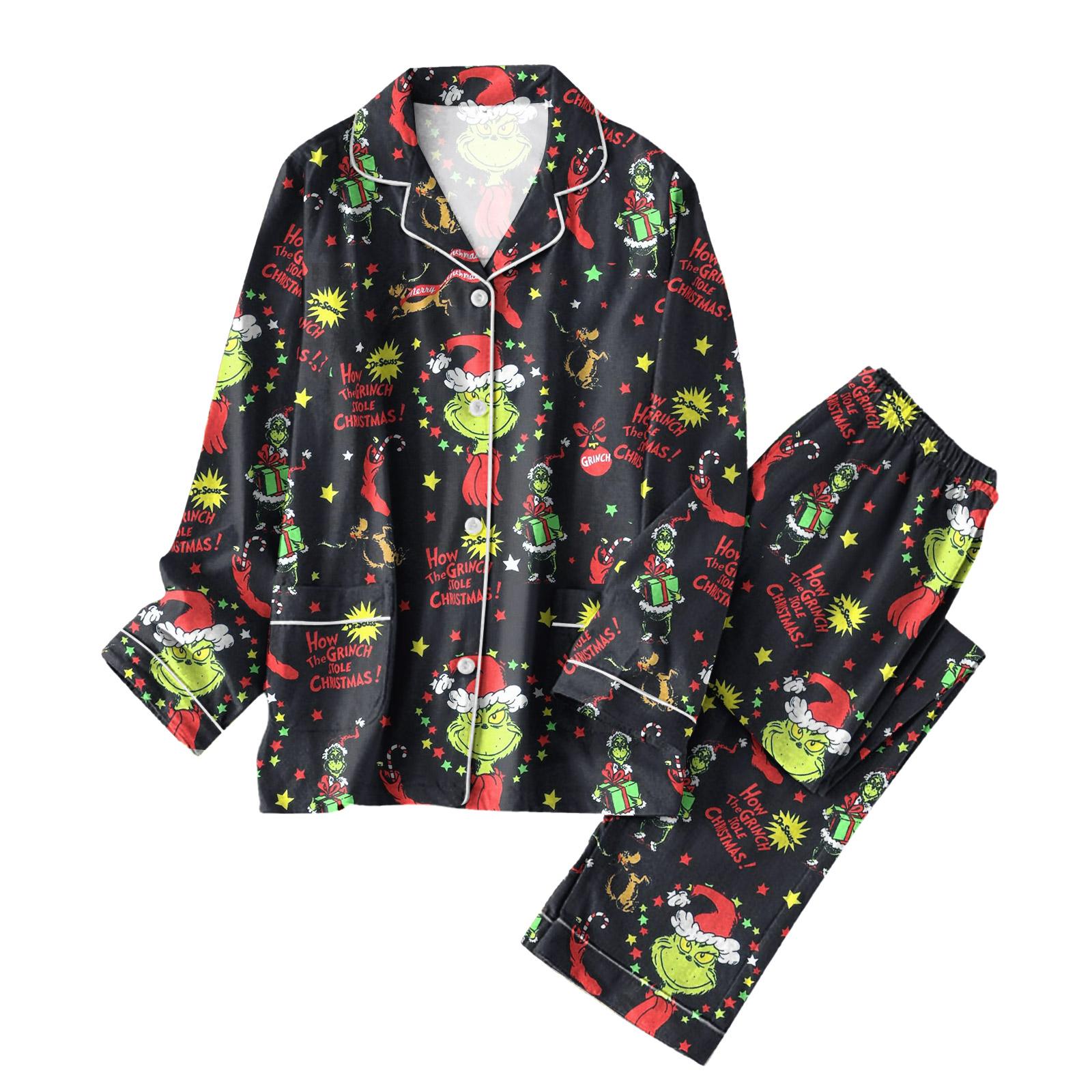 

Женский Повседневный Домашний Комплект с Принтом S чёрный