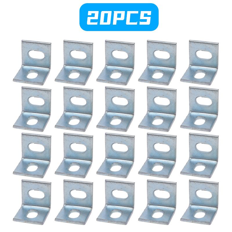 Metal Shelves L Bracket Right Angle Corner Brace Heavy Duty Woodworking Tabletop Connector Brackets Furniture Mounting Fastener