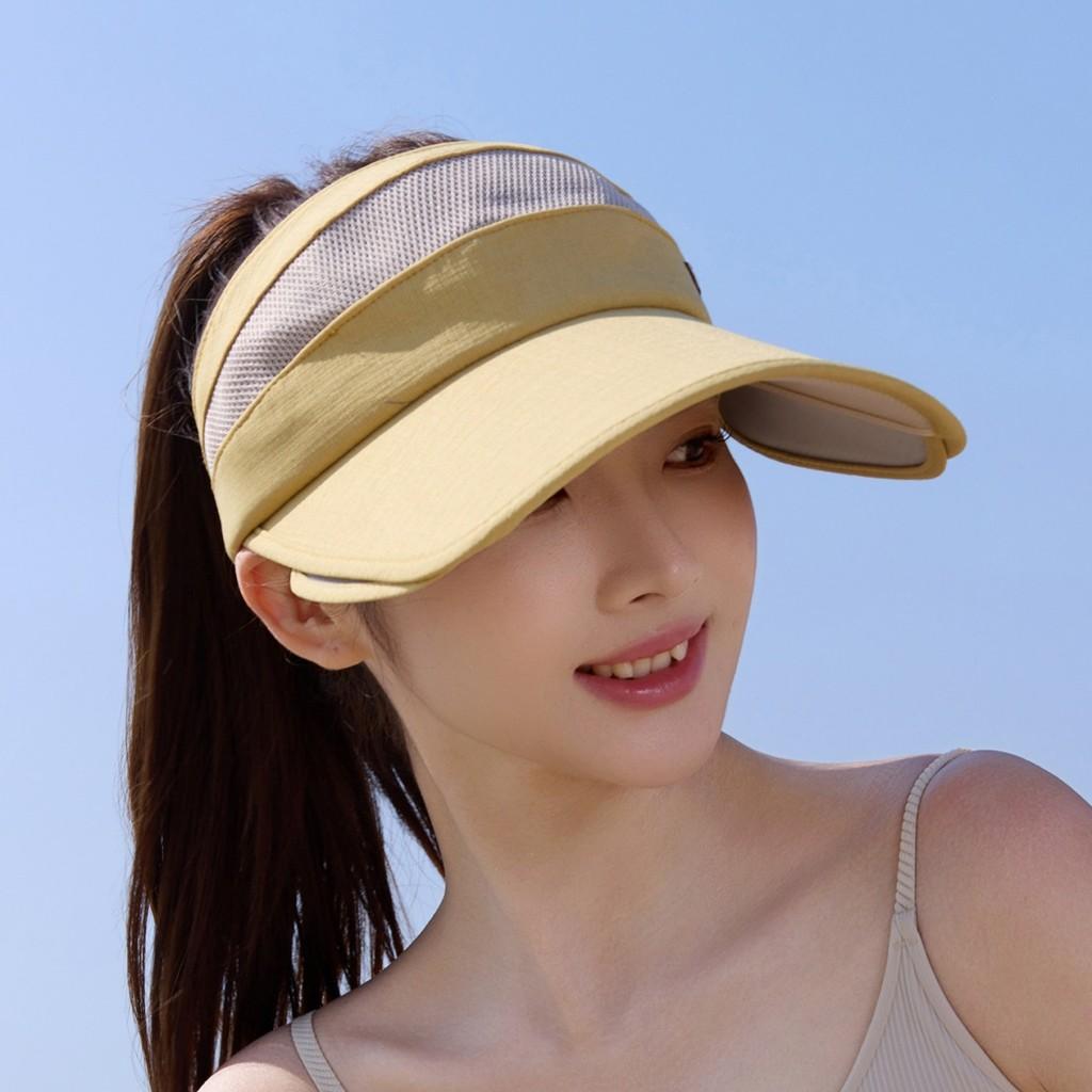 Summer Sun Protection Hat For Women With Large Brim Foldable Uv Shield Polyester Outdoor Sun Hat