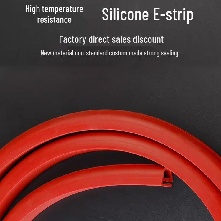 רצועת סיליקון עמידה בטמפרטורה גבוהה E לאיטום תנור, זמינה ברוחב 12-25 מ"מ