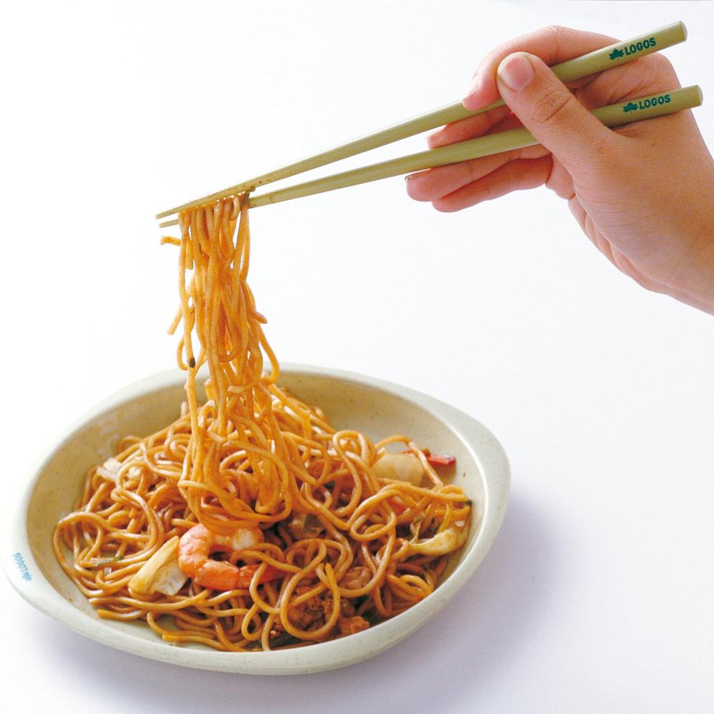 LOGOS Dinner Set for 4 with Chopsticks and Storage Bag