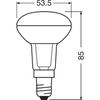 OSRAM Spot R50 LED verre clair 4,3W E14 345lm 2700K - Chaud