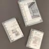 M5 A6 Diagonal Pp Three Fold Pp Loose Notebook Cover Mini Portable Sticker Small Card Po Storage Ledger