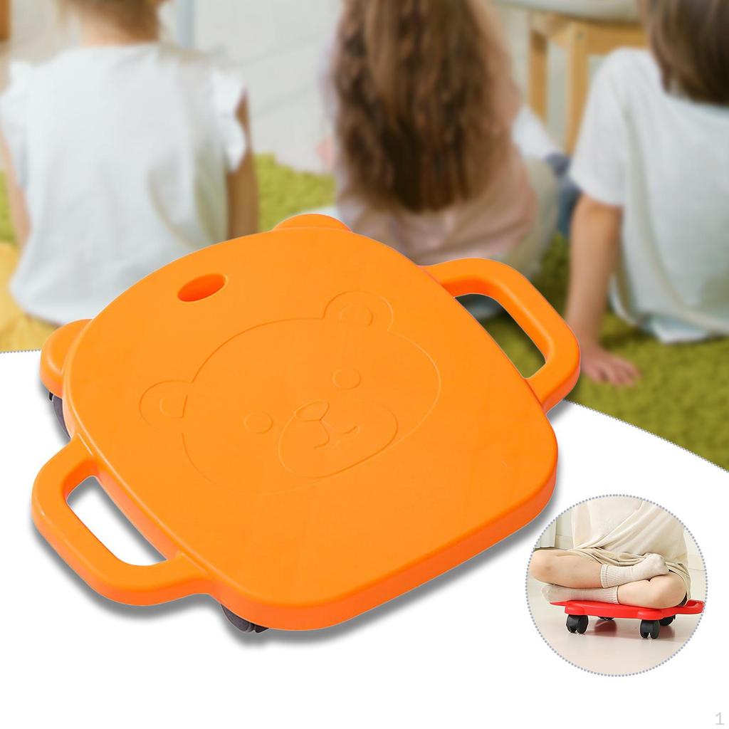Floor Sports Board with Handles Balance Rollers Sit Down for Park