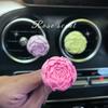 Floral Car Vent Diffuser: Aromatherapy Clip & Interior Decoration