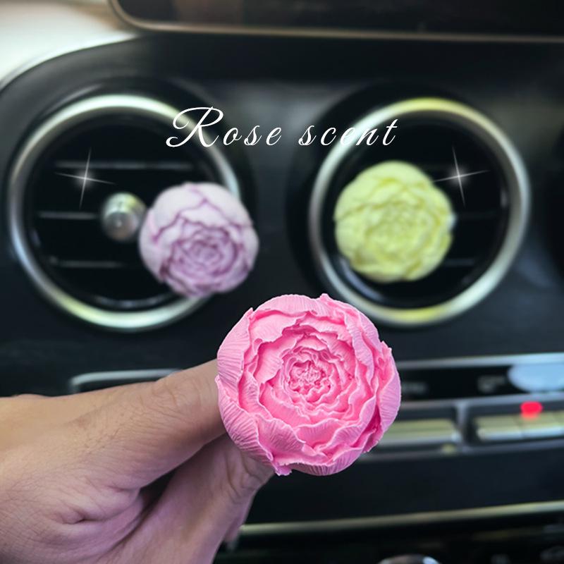 Floral Car Vent Diffuser: Aromatherapy Clip & Interior Decoration