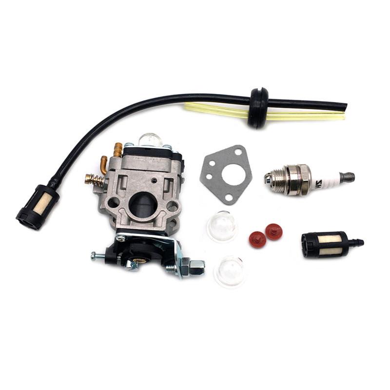 Carburetor Fuel Tube Filter and Repair Kit for Grass Cutter Engine 40-5 44-5 for 52cc 49cc 4c Spark Plug