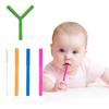 Baby Teething for Ages Silicone Helps Relieve Teething Protects Hands from Perfect for Newborns Combination Straw, Silicone, Y-Shaped, 0+,