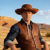 Felt Western Cowboy Hat Solid Color Top Hat Fashion Cowgirl Hat  Costume Accessories