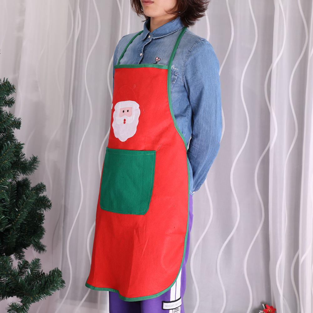 Non-woven Christmas Waiter Apron - Festive Decoration Gift
