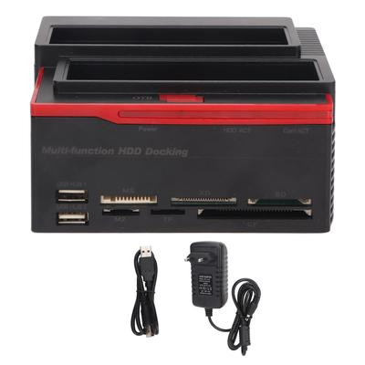 Σταθμός Επιδόσεων Σκληρού Δίσκου USB2.0 Διπλής Υποδοχής Υποστήριξη 12TB OTB 480Mbps Θήκη Σκληρού Δίσκου για 2.5in