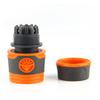 Gartenschlauch Schnellkupplungsadapter - Schlauchkompatibel, Orange & Schwarze Kunststoffverschraubungen für Autowäsche, Gartengeräte & Rasenpflege, Schlauchverbinder