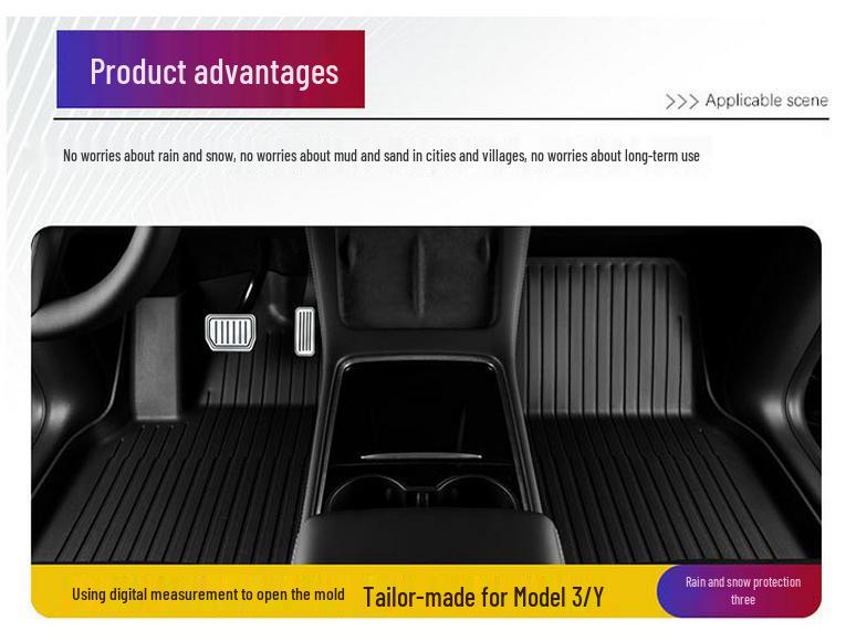 Tesla Model Y/3 Floor Mats & New Highland Model 3 Trunk Mats