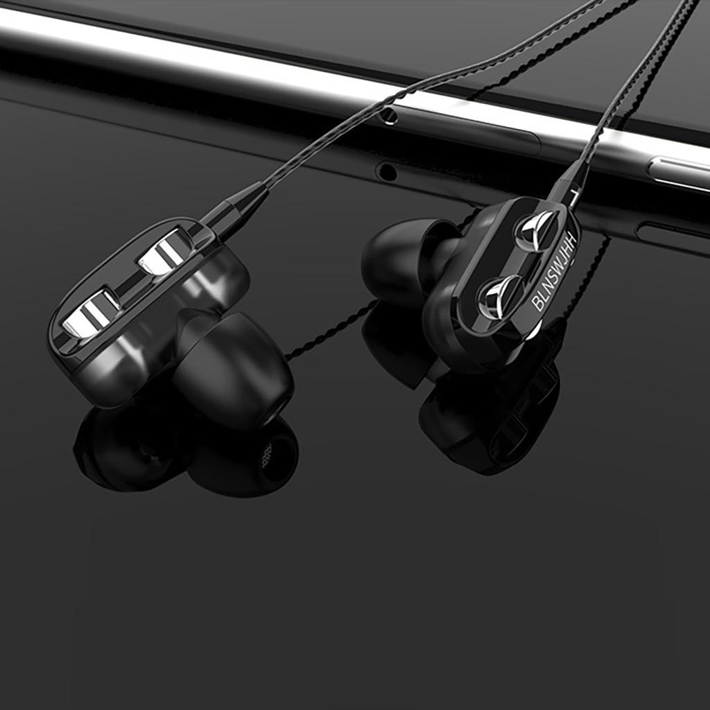 BLNSWJHH HIFI Super Bass  3.5mm In-Ear Earphone Stereo Earbuds Headphone Wired