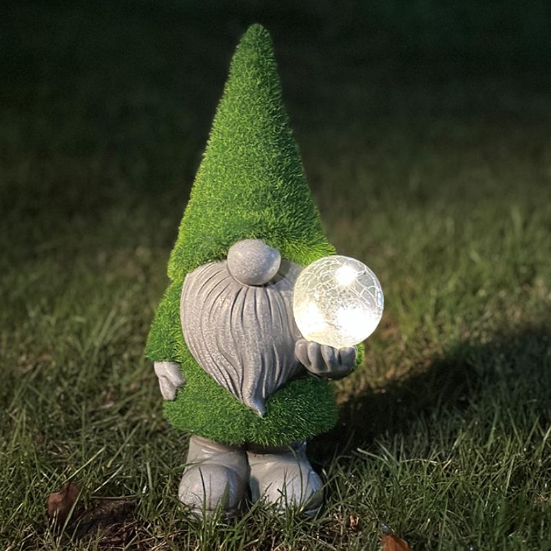 Solcellsträdgårdstomte Vattningskanna Staty Ljus Nyckfull Trädgårdsstaty Dekor För Utomhus Gård Trädgård Gräsmatta Landskapsdekor
