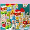 Wooden City Sunshine Building Blocks For Kids Educational Stem Toy With Handeye Coordination