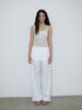 TEXT ROOM Roser Cotton Pants White