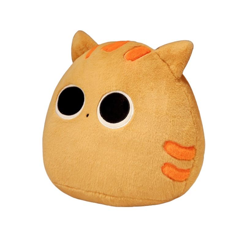 Cute Black Cat Dumpling Pillow Plush Toy Stuffed Animal Doll